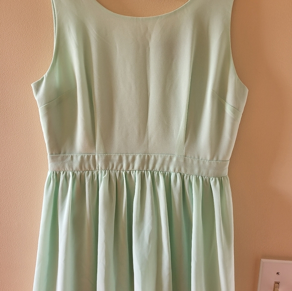 Mint green high low dress - Picture 8 of 8